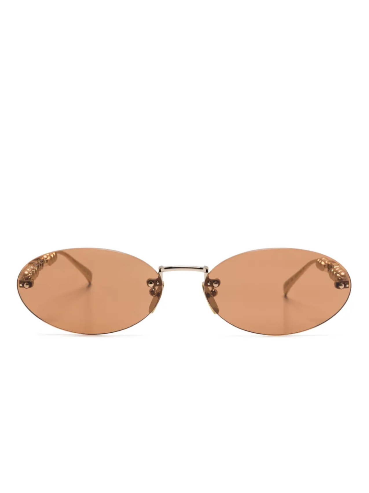 

Gucci Eyewear rimless солнцезащитные очки, золотой