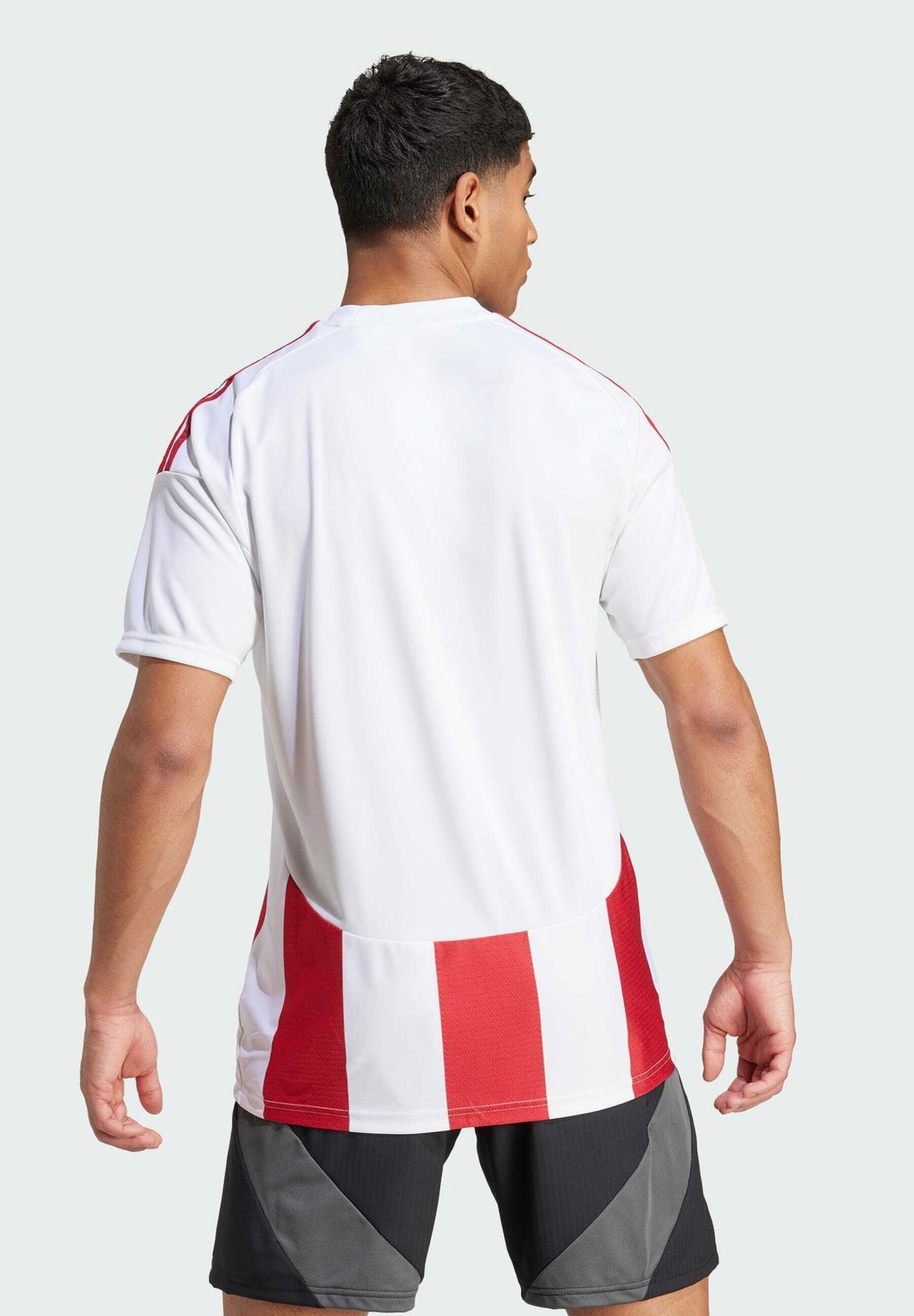 Футболка STRIPED Adidas Performance, белый — фото 2