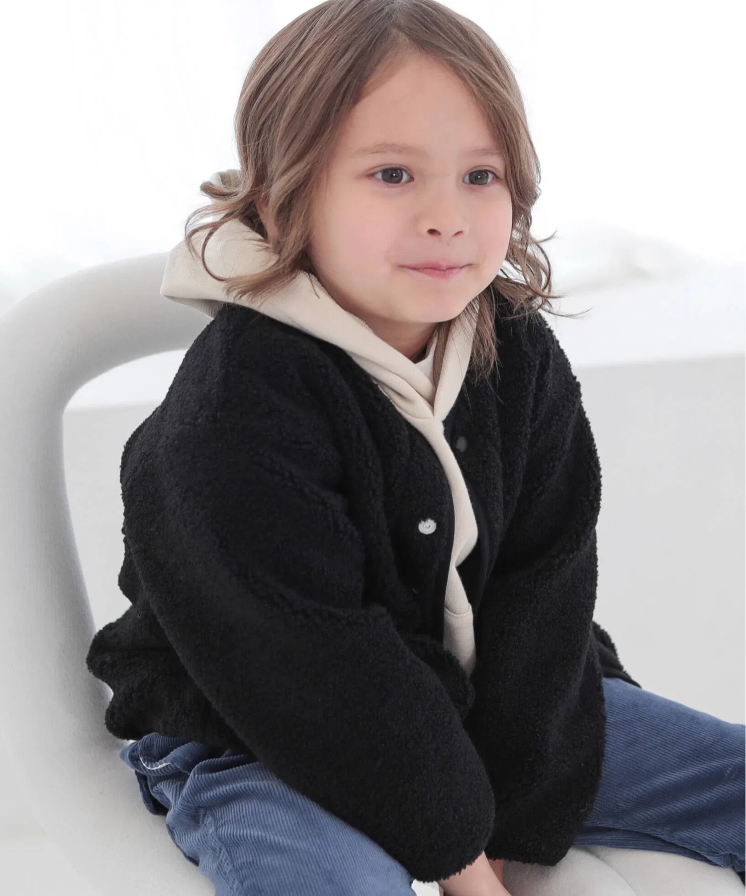nous Boa Cardigan