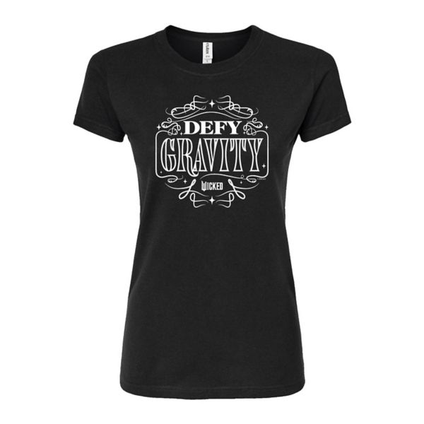 

Молодежная футболка Wicked Defy Gravity облегающего кроя Licensed Character, черный