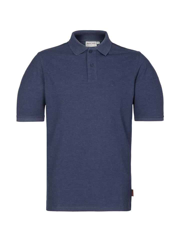 

Naketano Рубашка поло The Golfer Indigo Blue Melange, Синий, Naketano Рубашка поло The Golfer Indigo Blue Melange
