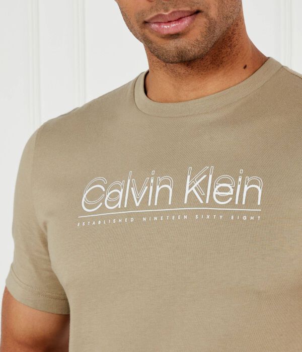 Футболки Regular fit Calvin Klein, желтый — фото 4