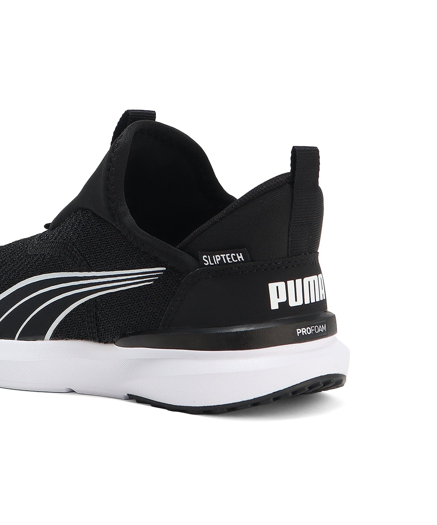 Детские кроссовки Kruz Profoam Sliptech PS с удобным входом, размеры 17-21 см. Puma, PUMA Black-PUMA — фото 3