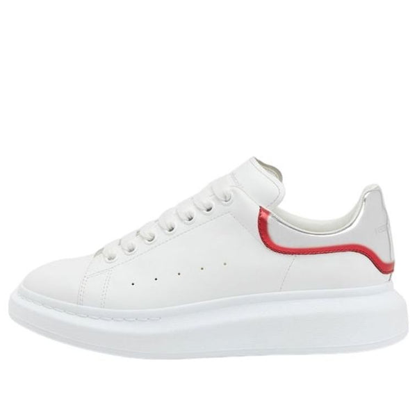 

Кроссовки oversized sneaker 'white silver red' Alexander Mcqueen, белый