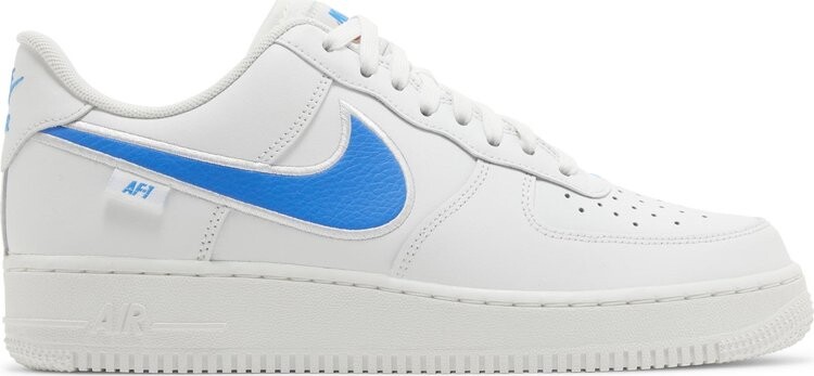 

Кроссовки Air Force 1 '07 'Blue Label - White Photo Blue', белый, Серый;белый, Кроссовки Air Force 1 '07 'Blue Label - White Photo Blue', белый