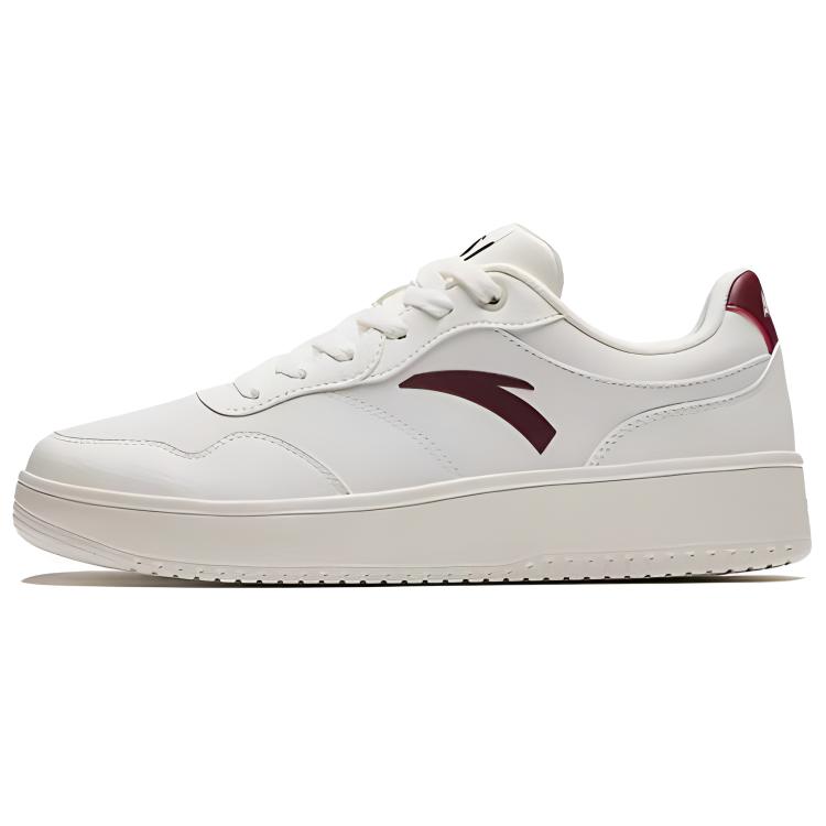 

ANTA Антискользящие износостойкие мужские низкие кеды бело-красные, цвет White Red