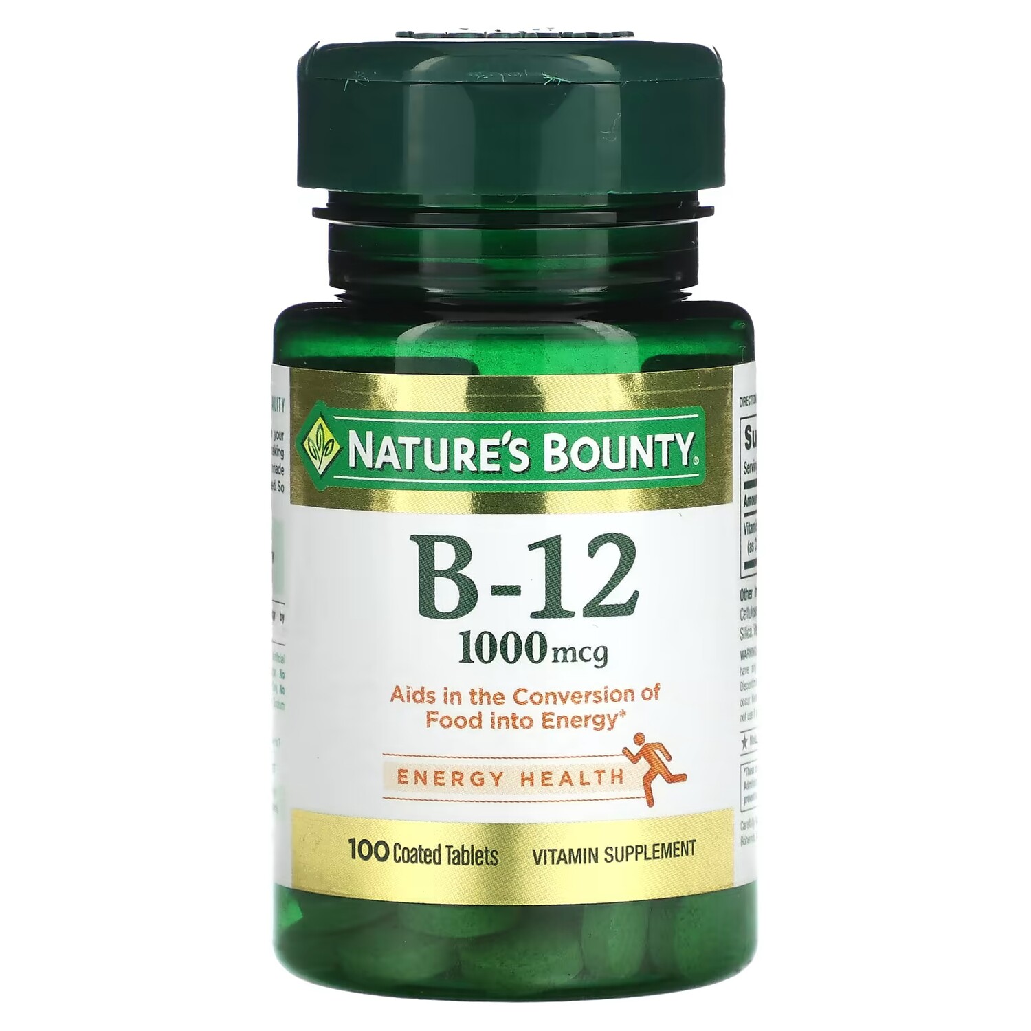 

Витамин B-12 1000 мкг Nature's Bounty, 100 таблеток
