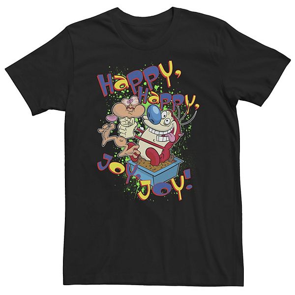 

Футболка Big & Tall Nickelodeon Ren and Stimpy Happy, Happy, Joy, Joy! Licensed Character
