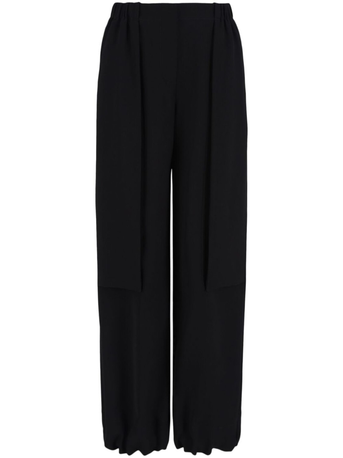 

Giorgio Armani прямые брюки с эластичным поясом, черный