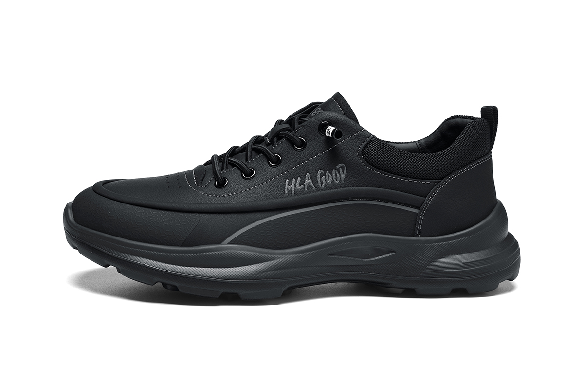 

Износостойкие низкие повседневные туфли для мужчин HLA, Black