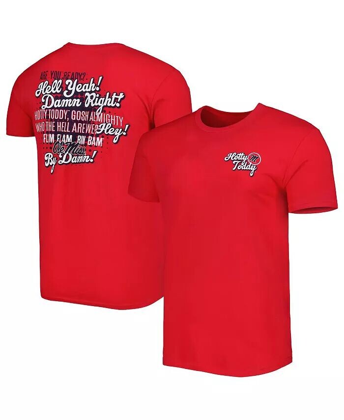 

Мужская красная футболка Ole Miss Rebels Hyperlocal Image One