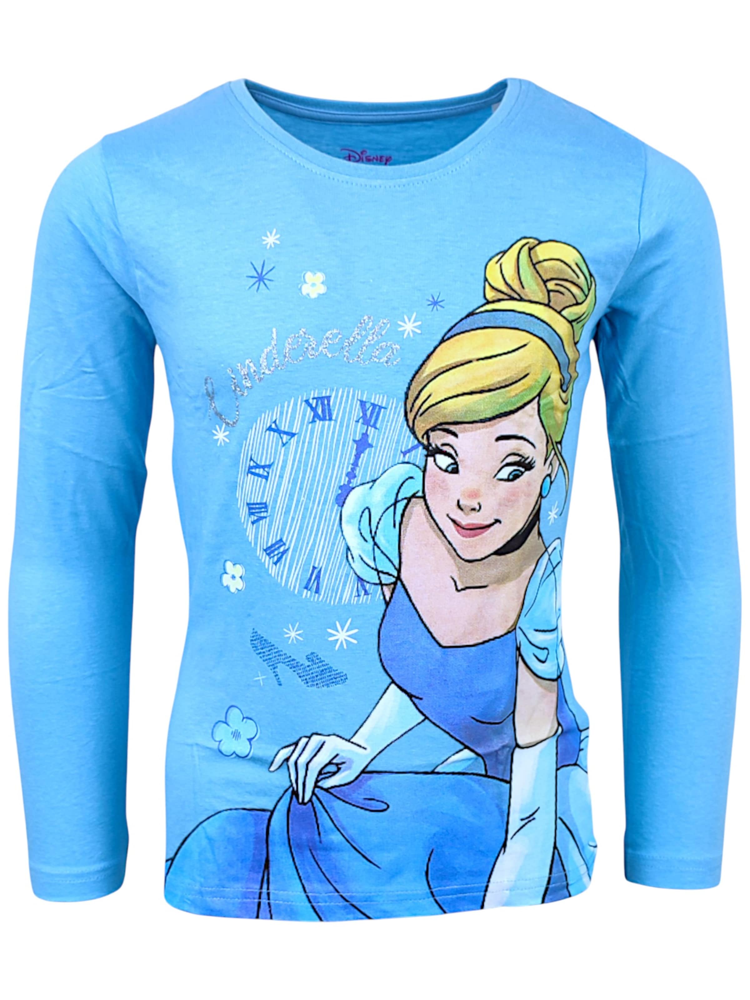 

Disney Princess Лонгслив 'Langarmshirt Cinderella' в светло-голубом цвете
