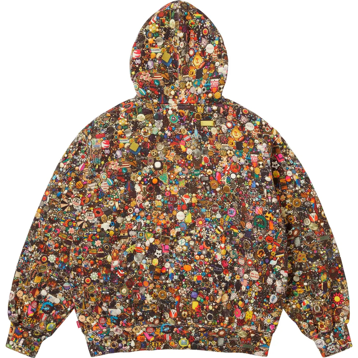 Толстовка на молнии с капюшоном x Mike Kelley SS26 WEEK8 Unisex Supreme, Multicolor — фото 3