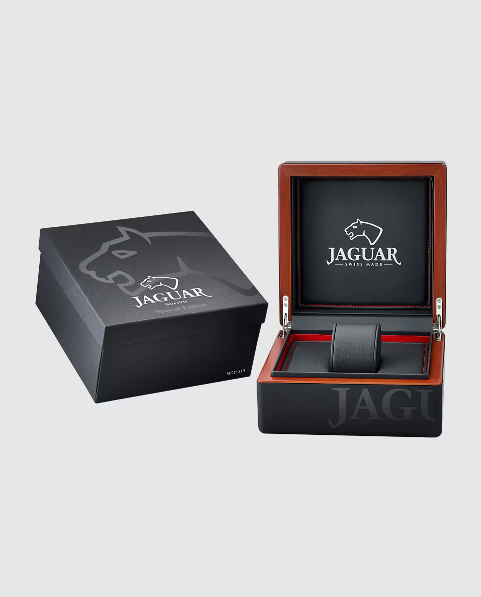 

J812/A Автоматические мужские часы из синей кожи Jaguar, синий