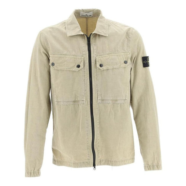 

Рубашка overshirt 'cream' Stone Island, бежевый