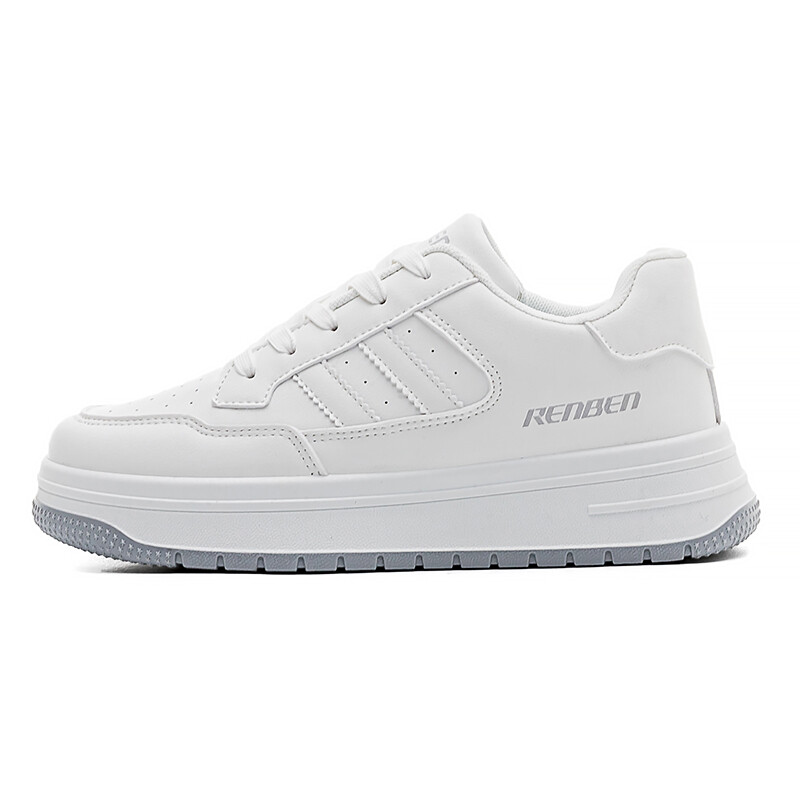 

Кроссовки RENBEN Skateboarding Shoes Women's Low-top, бежевый/черный