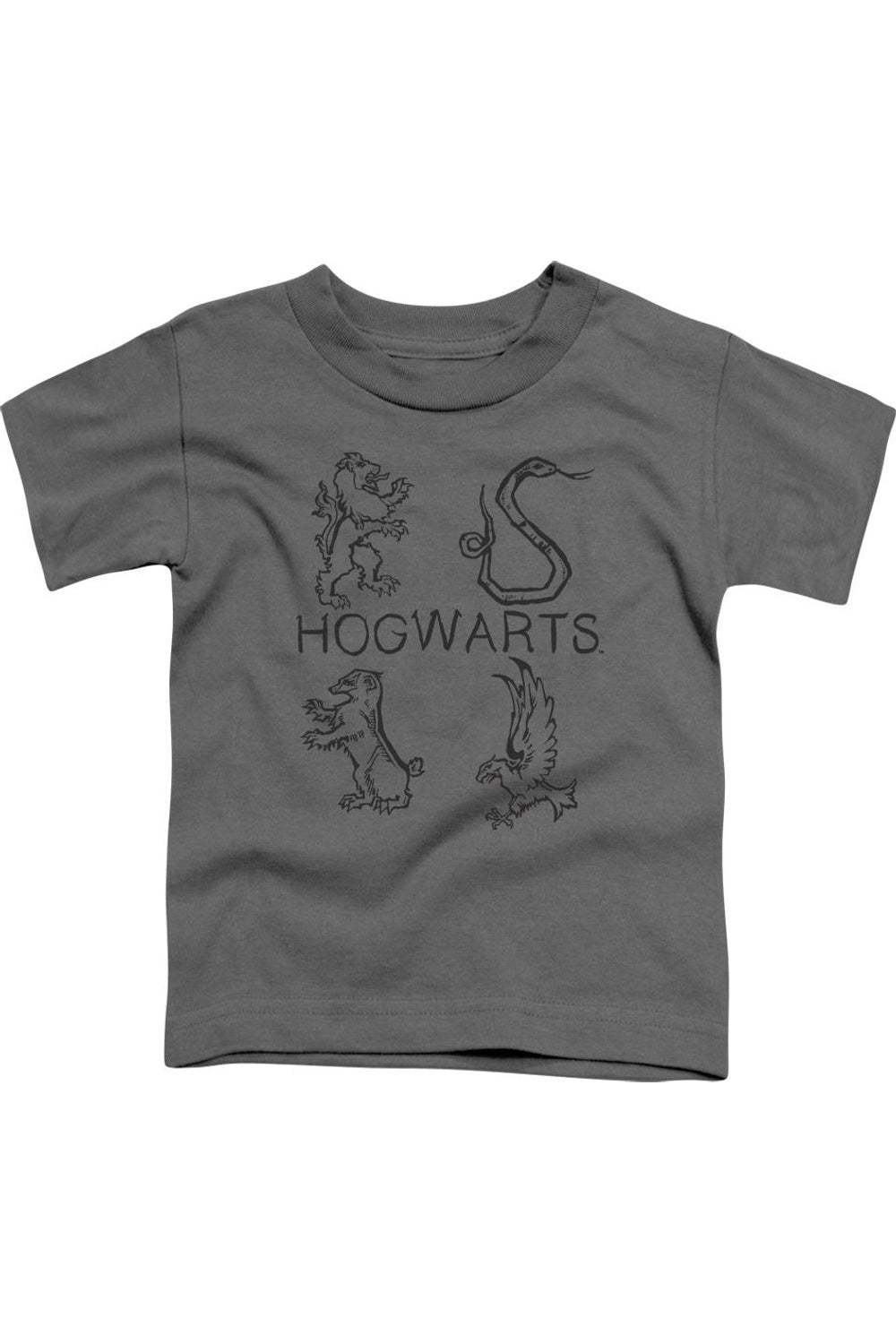 

Футболка с литературными гербами Harry Potter для детей Gildan, Charcoal