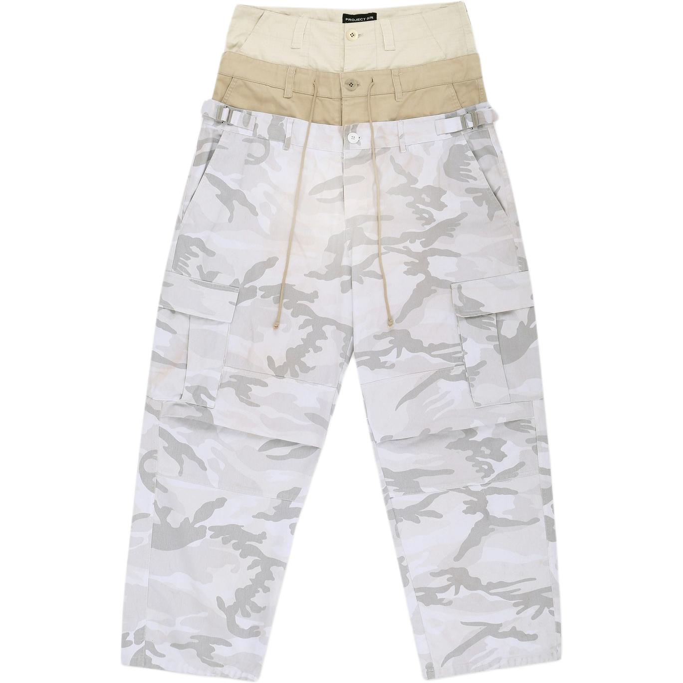

GRAILZ Брюки casual PROJECT G/R FW24 мужские белый камуфляж