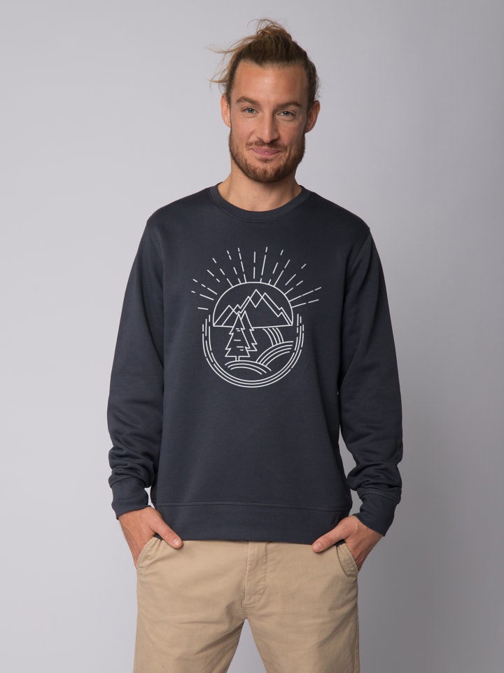 

Толстовка wat Apparel Natur ist schön, цвет india ink grey