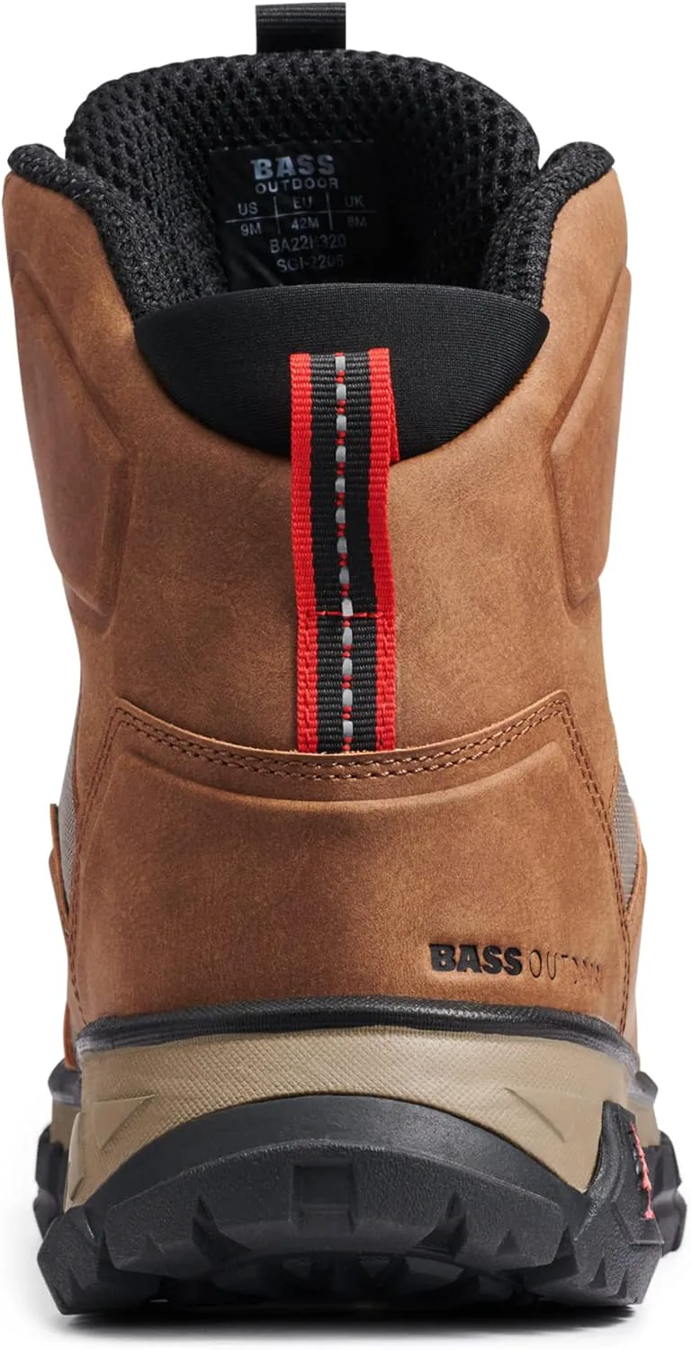 Мужские водонепроницаемые ботинки BASS OUTDOOR для пеших походов и гор с высоким берцем Chelsea — фото 3