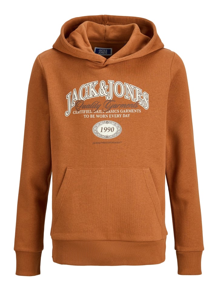 

JACK & JONES Junior Толстовка с капюшоном JJARI BRANDING SWEAT HOOD MNI с аргановым маслом