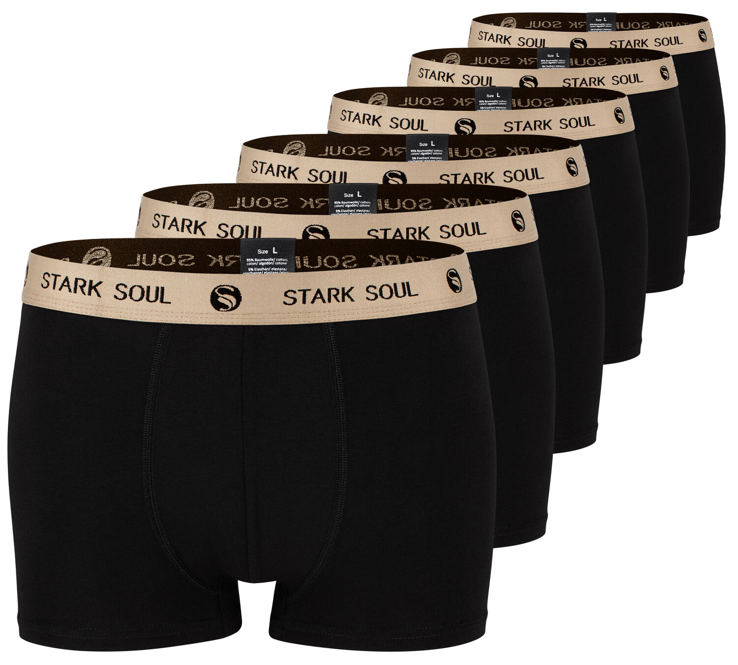 

Боксеры Stark Soul Boxershorts 6' шт, черный