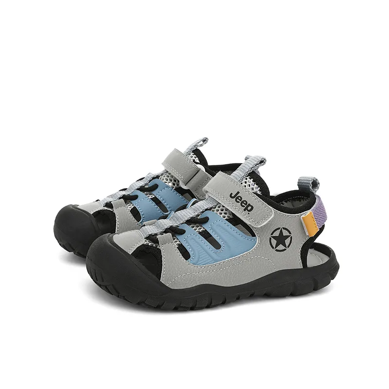 Детские сандалии Kids Jeep, Mystic Cloud Green/Mango Yellow — фото 4