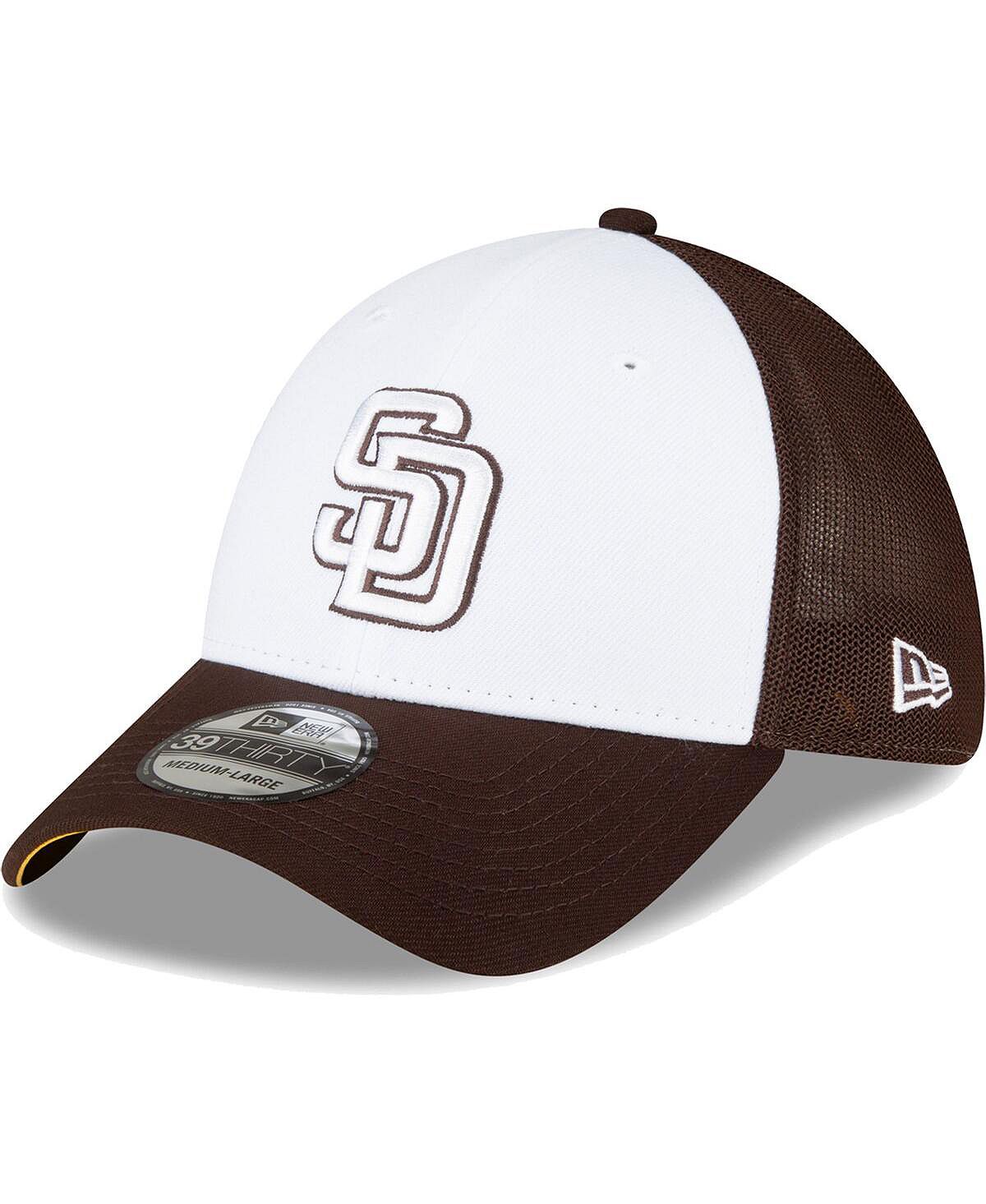 

Мужская коричнево-белая кепка San Diego Padres 2023 для тренировок на поле 39THIRTY Flex Hat New Era