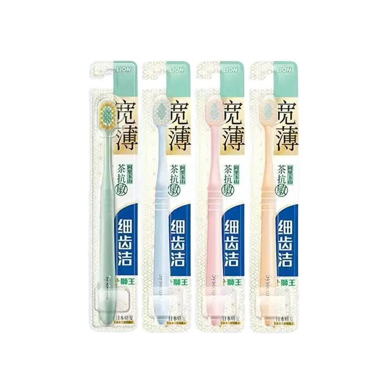 

Мелкозубчатая щетка для чистки ширины зубов, 2 шт LION, Fine Bristle Toothbrush *4 (Random Color)