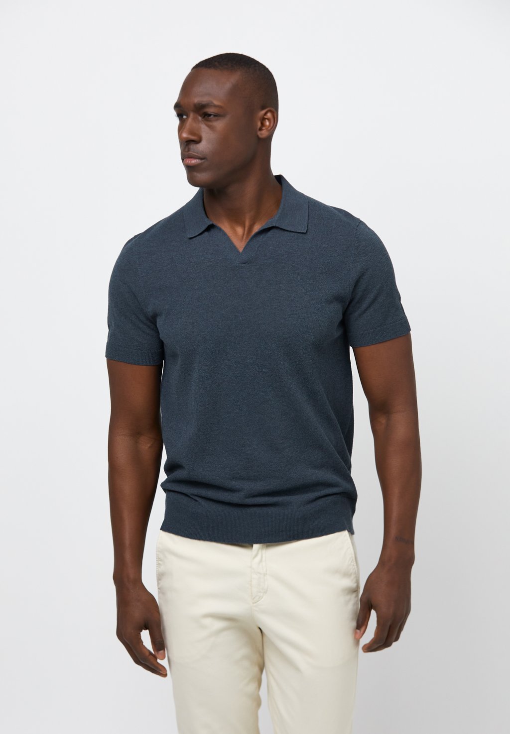 

Рубашка поло SHORT SLEEVE PROFUOMO, темно-синий