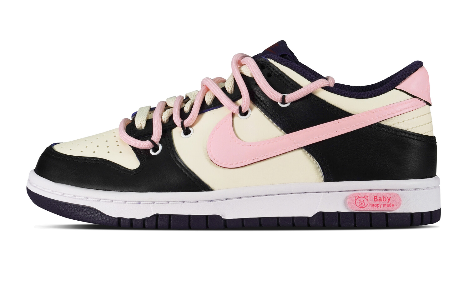 

Женские кроссовки для скейтбординга Nike Dunk, Black/Pink