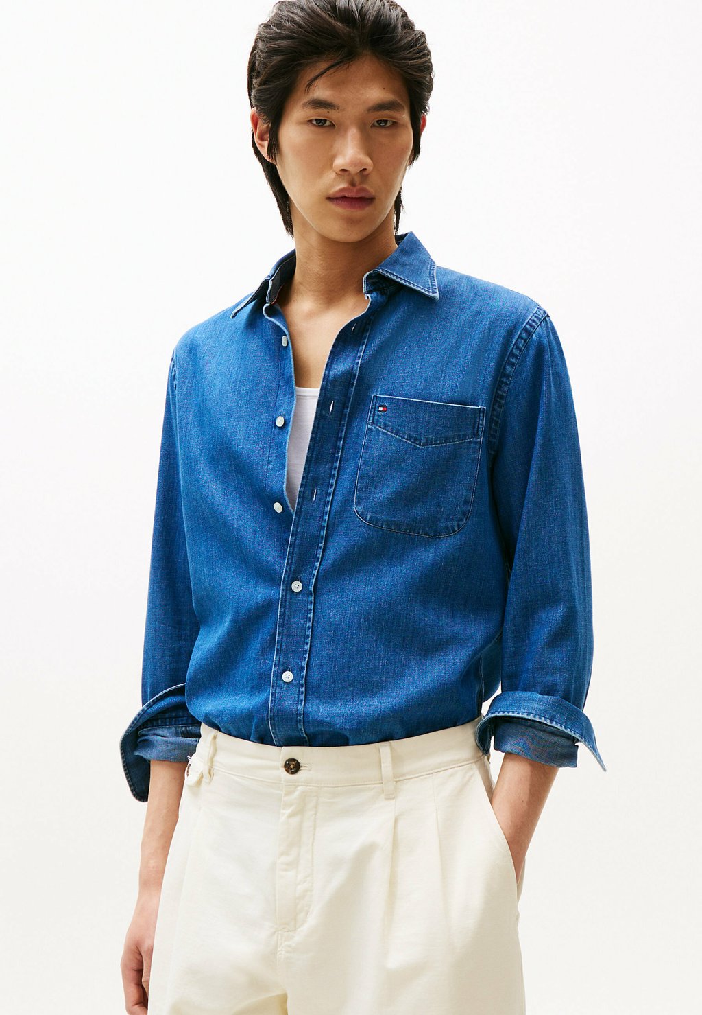 

Рубашка Tommy Hilfiger, синий
