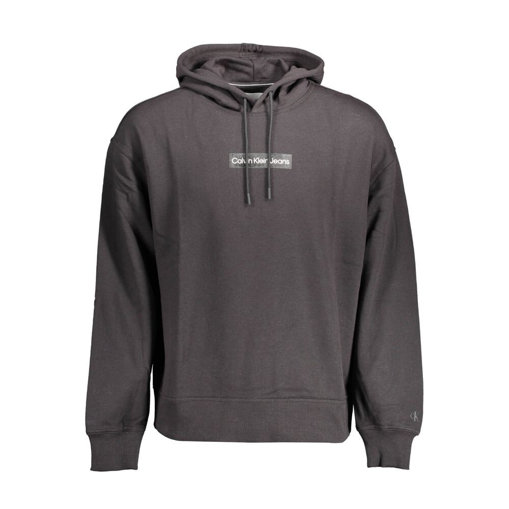 

Черный хлопковый мужской свитер Calvin Klein
