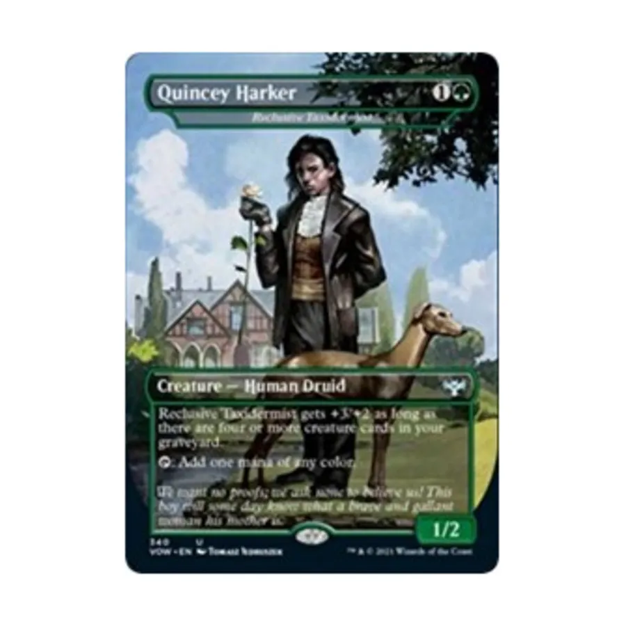 

CCG Куинси Харкер - таксидермист-затворник (Ю), MTG - Innistrad: Crimson Vow