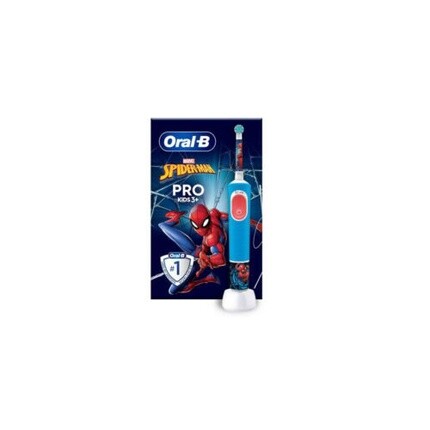 

Электрическая зубная щетка Oral-B Vitality PRO Kids Spiderman, синяя