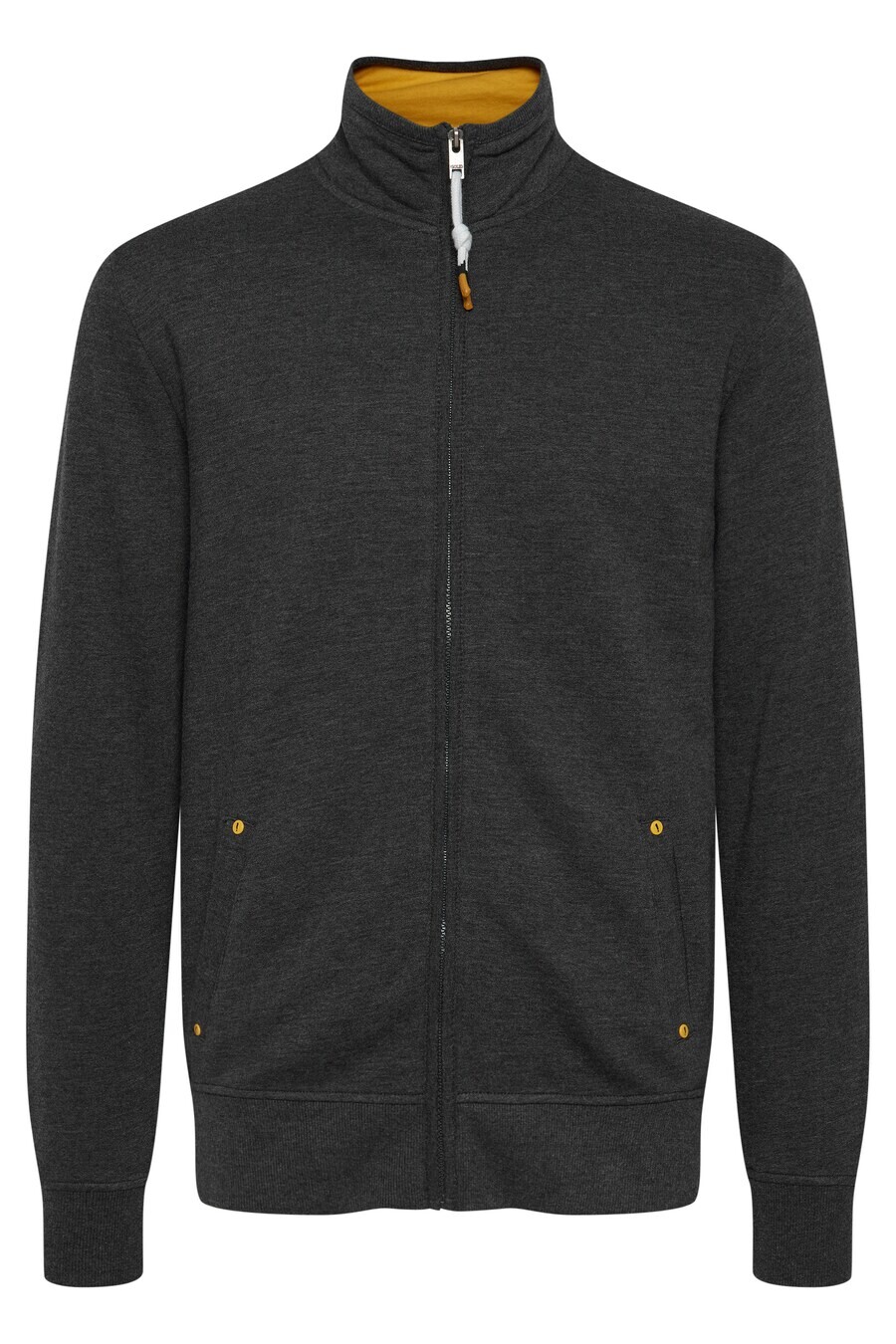 

Куртка на молнии !Solid Zip-Up Hoodie, темно-серый