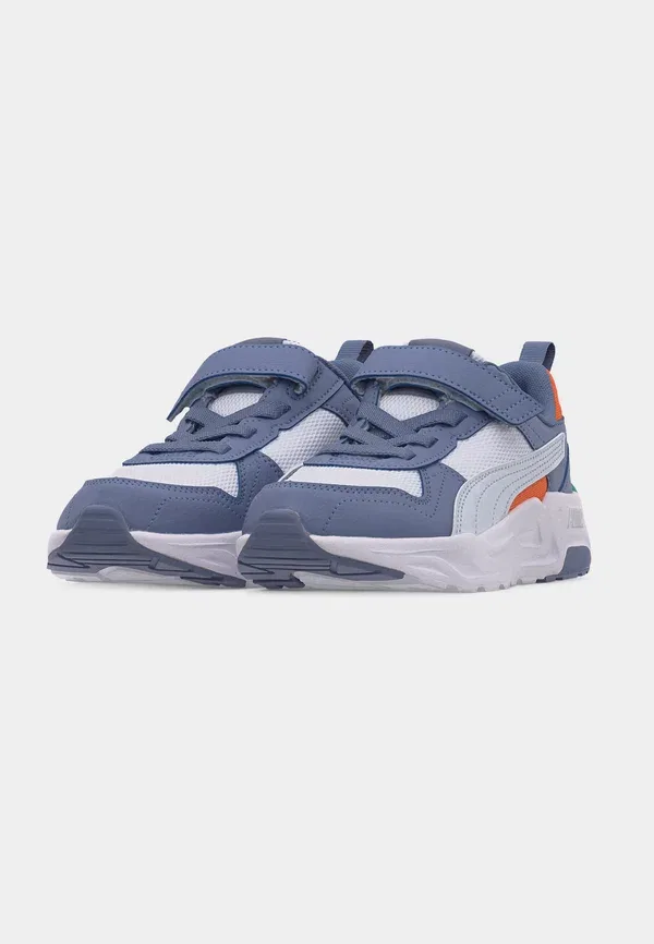 Кроссовки детские Puma Trinity 2 lt ac+ ps, белый/серебристый туман/серое небо — фото 3