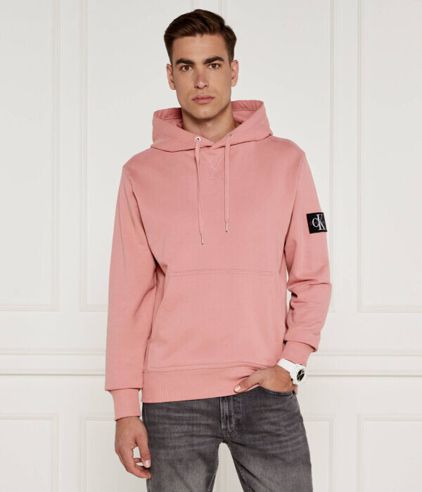 

Толстовка Calvin Klein Jeans с нашивкой логотипа, розовый