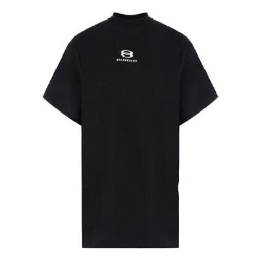 

Футболка unity deconstructed t-shirt oversized 'black' Balenciaga, черный