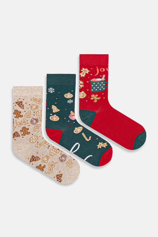 

3 хлопковых носка в упаковке Medicine, мультиколор