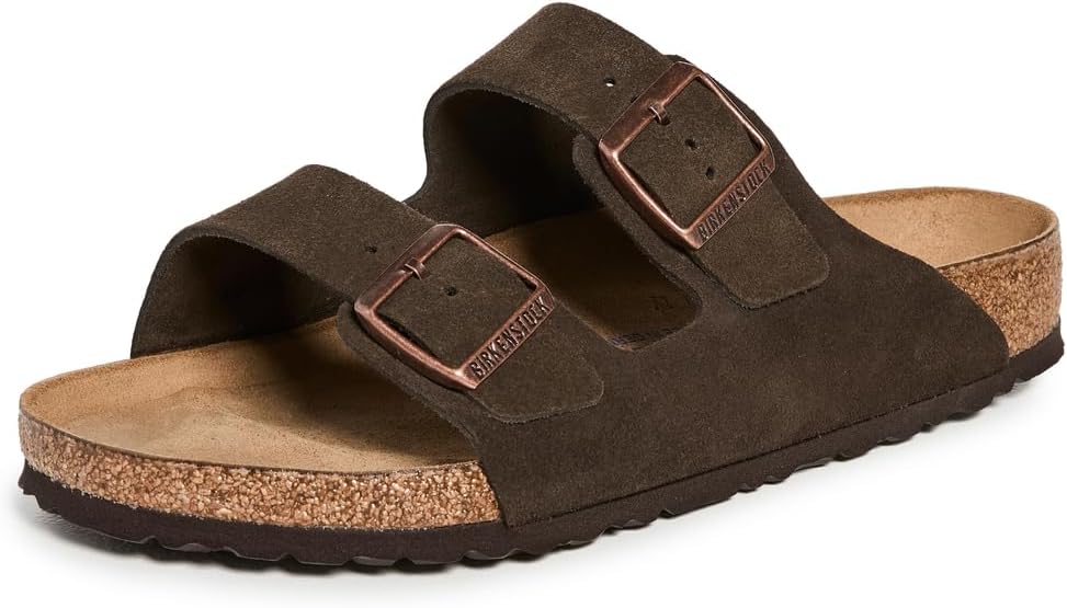 

Сандалии Birkenstock Arizona Slide унисекс для взрослых, Mocha Suede
