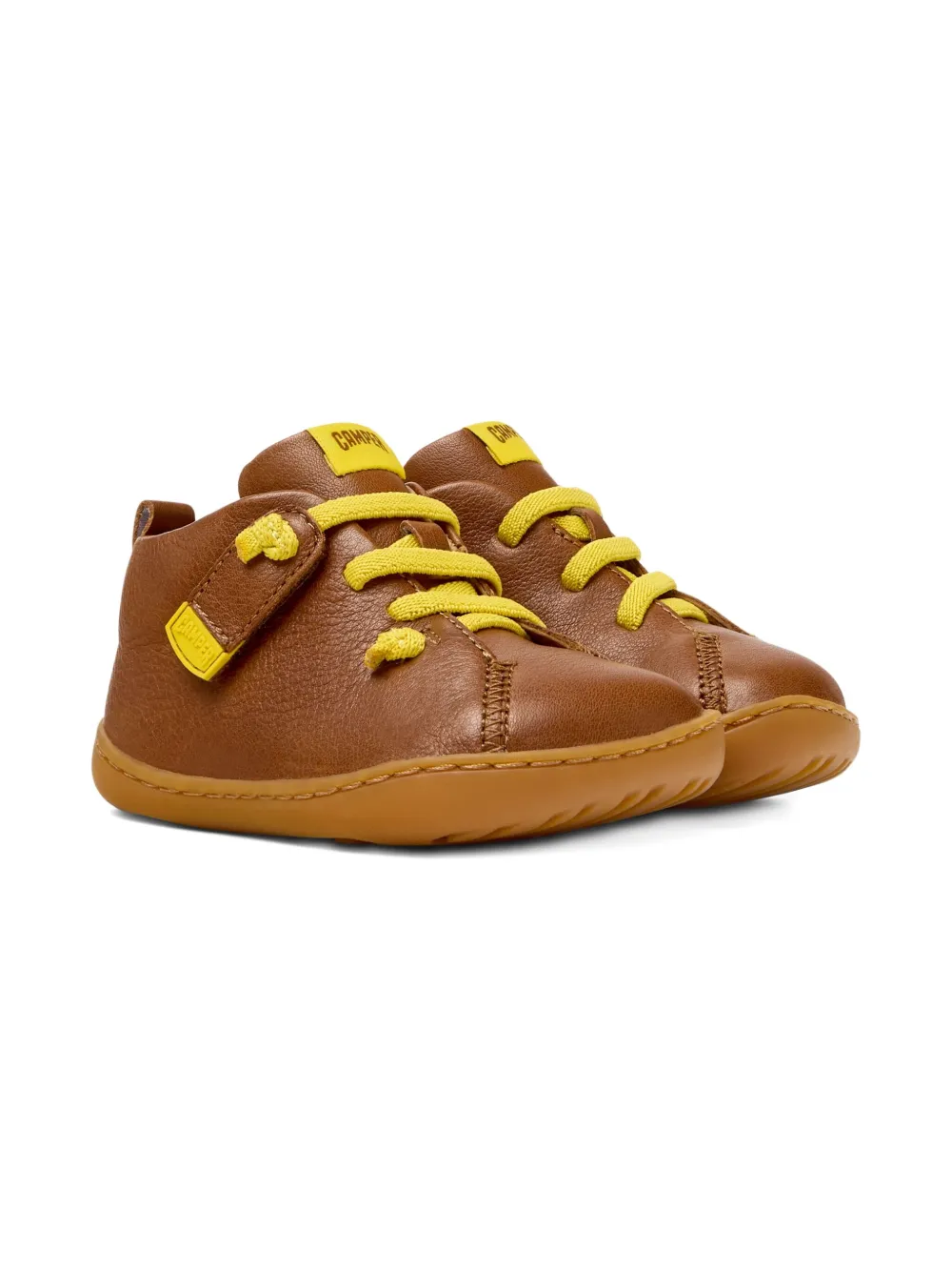 

Кроссовки на шнуровке Camper Kids, коричневый