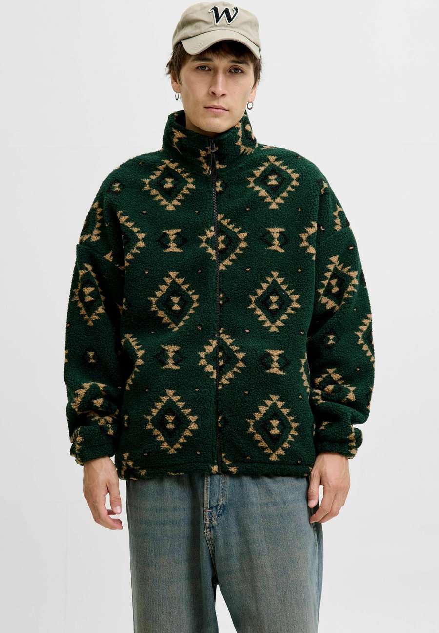 

Флисовая куртка Jack & Jones Fleece jacket, Pine Grove/Mottled Dark Green