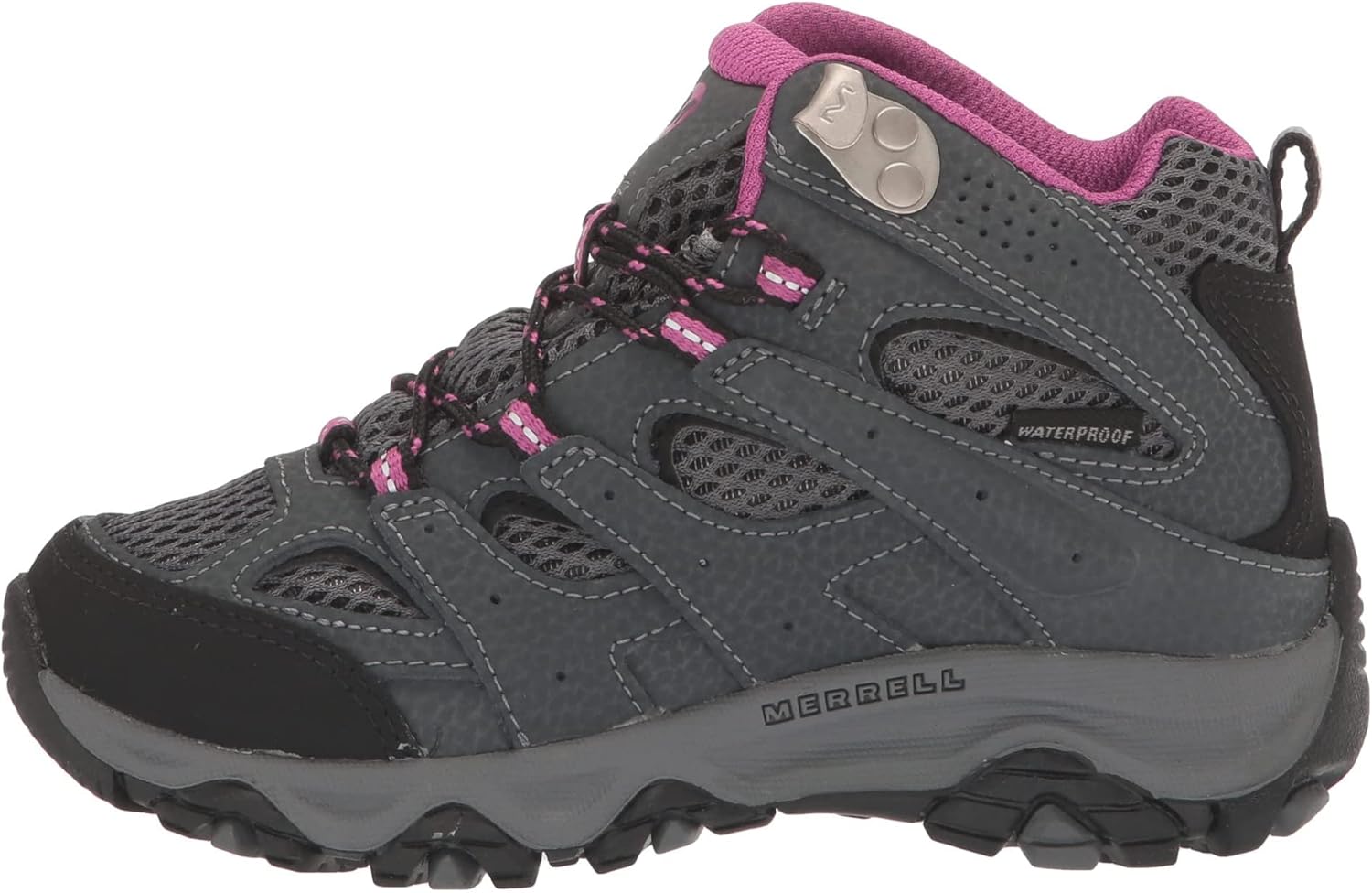 Детские кроссовки Moab 3 Mid WTRPF Merrell, Granite/Berry — фото 4