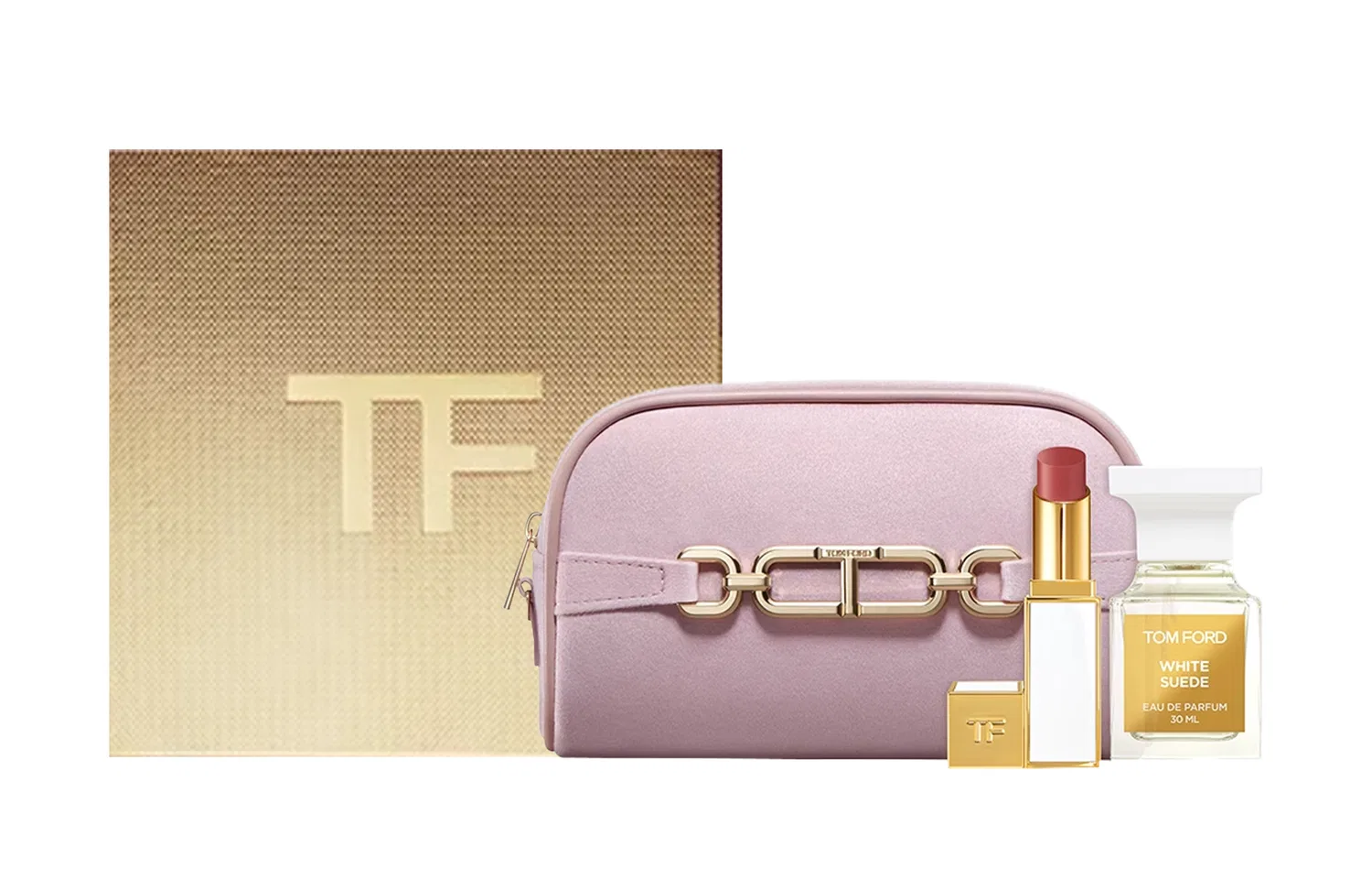Парфюмерный набор Woody EDP TOM FORD 30мл+3.3г белый