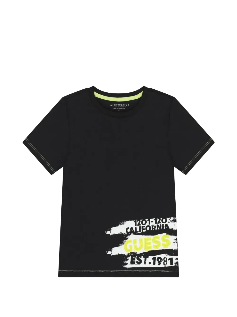 Футболка с принтом Guess Kids, черный