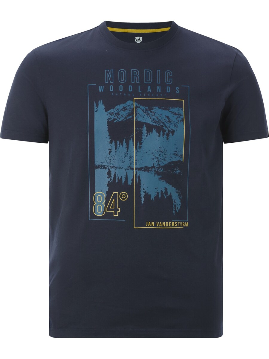 

Футболка Jan Vanderstorm Magnusvik, Navy/Light blue