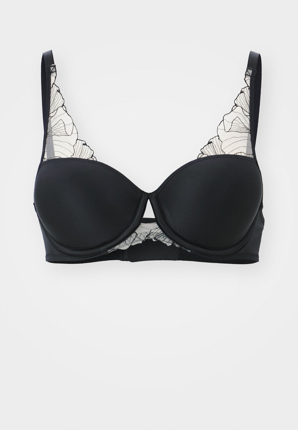 

Бюстгальтер на косточках PULP TATTOO LOVE HALF CUP MEMORY BRA Chantelle, черный