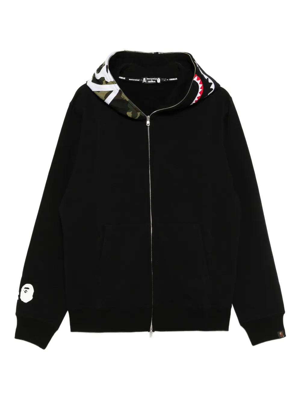 

Худи со вставками из коллаборации с Bape Mastermind Japan, черный
