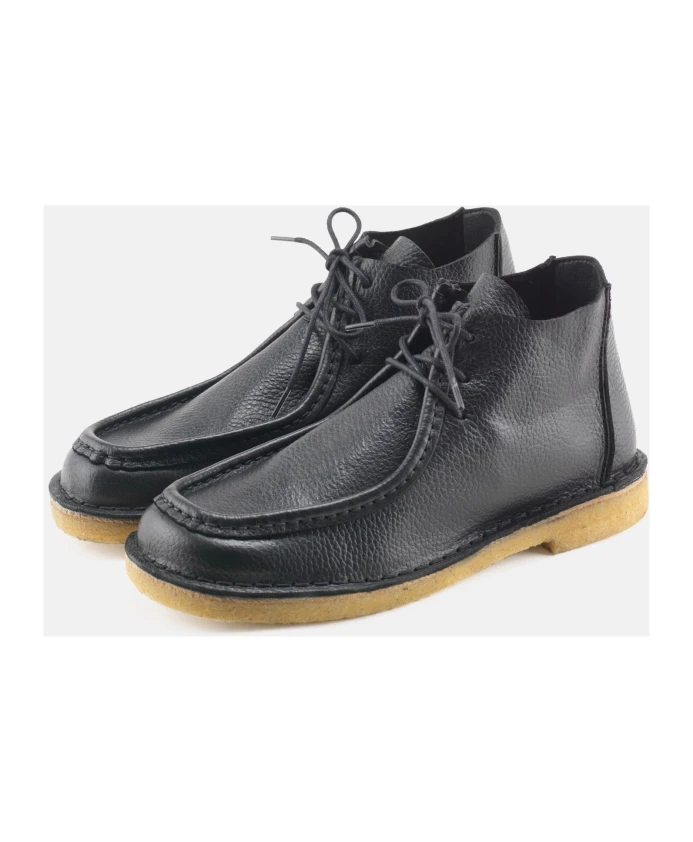 Классические кожаные ботинки на шнуровке Nature Footwear, черный — фото 2